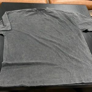 Washed grey Cotton t-shirt
